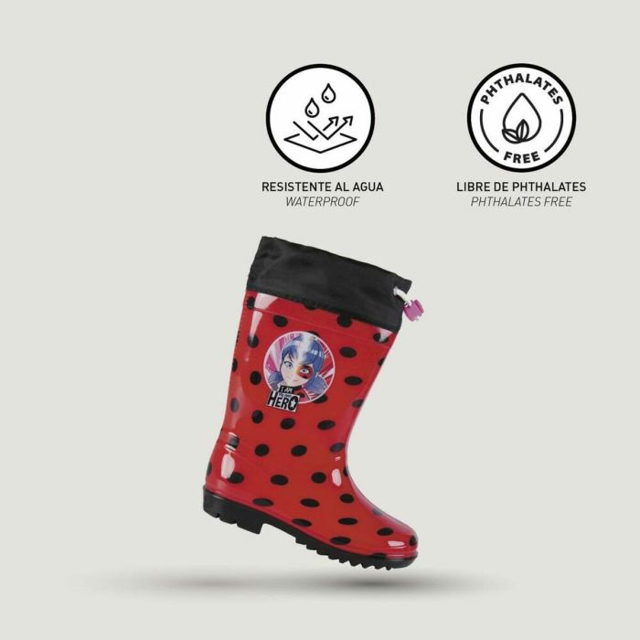 Botas de Agua Infantiles Lady Bug Rojo 2