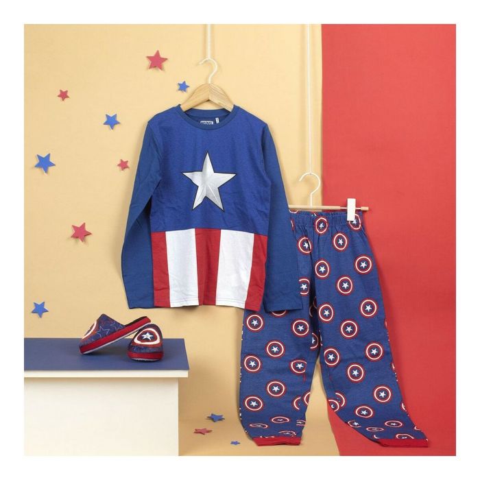 Pijama Infantil The Avengers Rojo 4