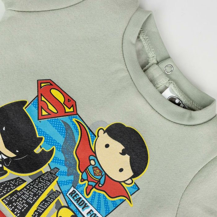 Conjunto Deportivo para Bebé Justice League Gris 1