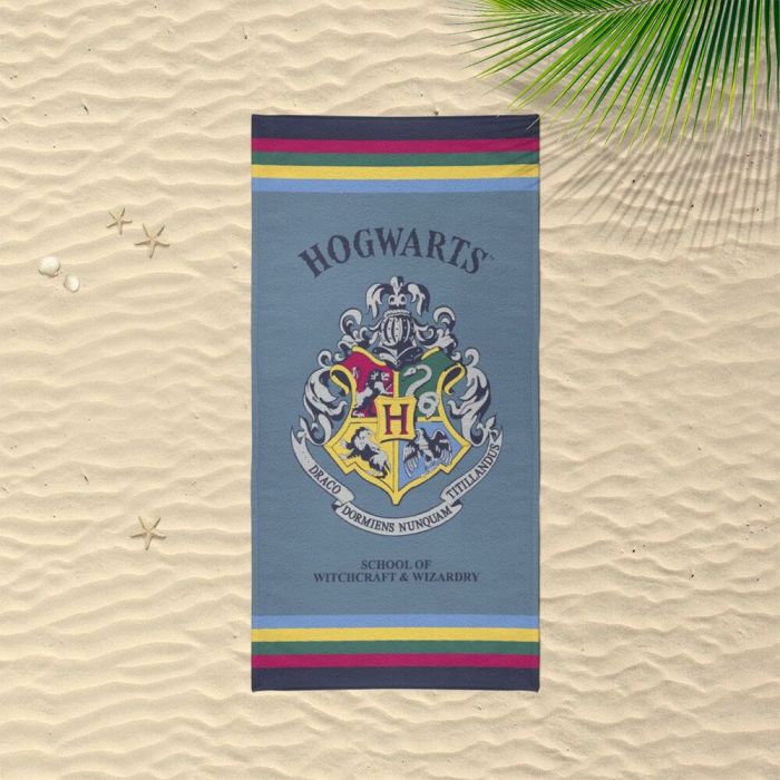Toalla de Playa Harry Potter Azul (70 x 140 cm) 3