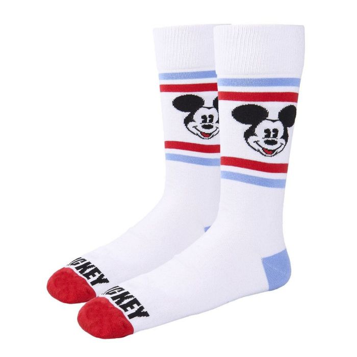 Calcetines Mickey Mouse Unisex 3 pares (Talla única (36-41)) 2