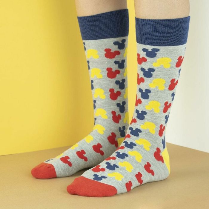 Calcetines Mickey Mouse Gris 1