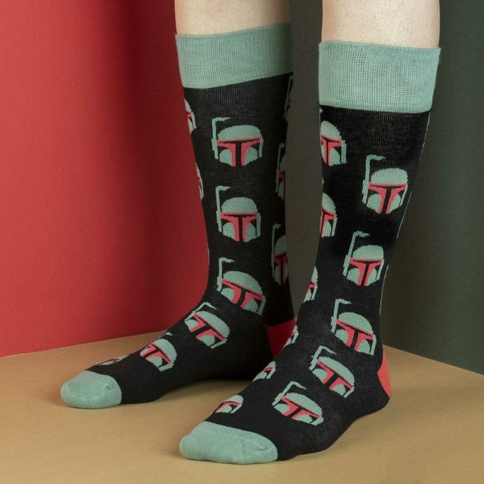 Calcetines Boba Fett Negro 2 Calcetines Boba Fett Negro 2