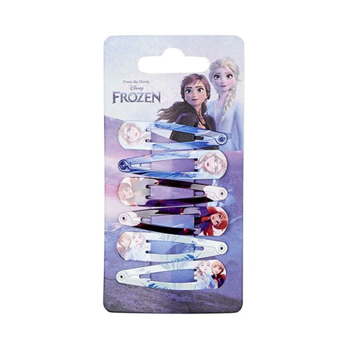 Accesorios pelo clips 6 piezas frozen 2 8.0 x 13.0 x 1.0 cm