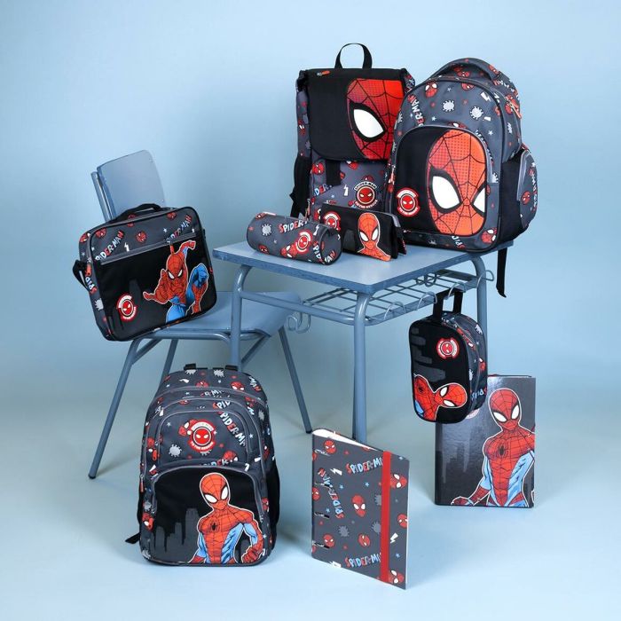 Mochila Escolar Spider-Man Negro 32 x 15 x 42 cm 9