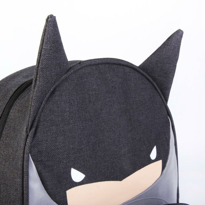 Mochila Escolar Batman Negro (10 x 15,5 x 30 cm) (15,5 x 30 x 10 cm) 8
