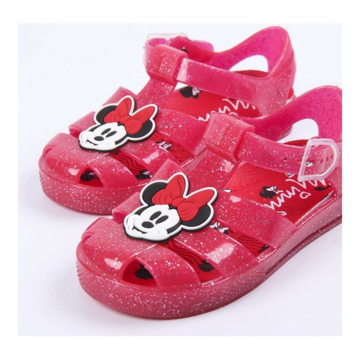 Sandalias Infantiles Minnie Mouse Rojo 1