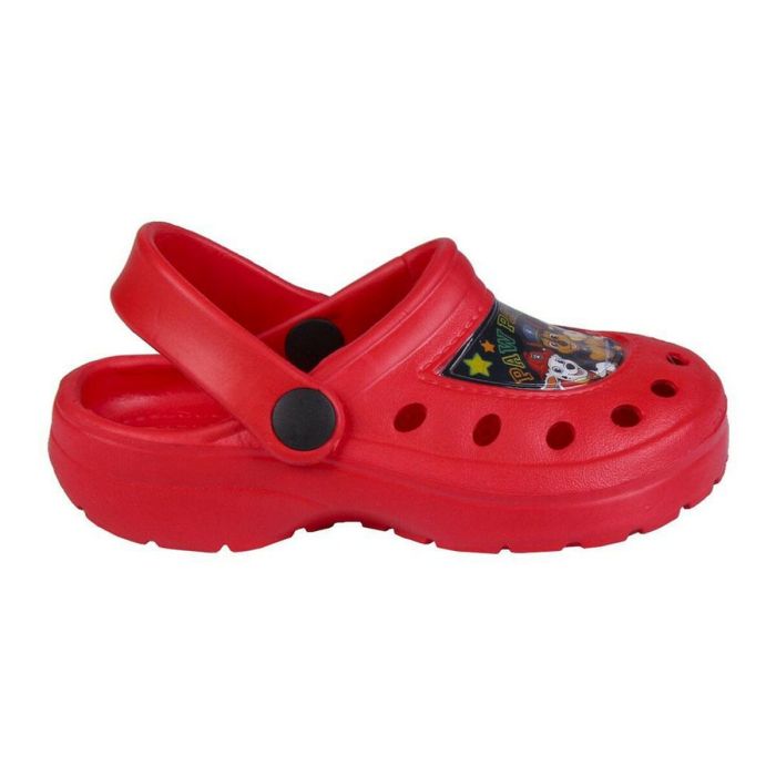 Zuecos de Playa The Paw Patrol Rojo 3 Zuecos de Playa The Paw Patrol Rojo 3