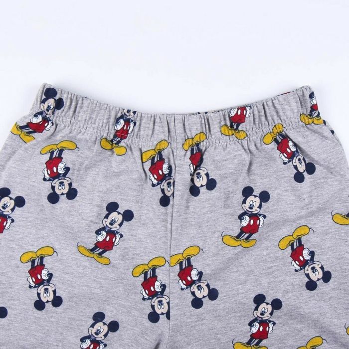 Pijama de Verano Mickey Mouse Gris 1