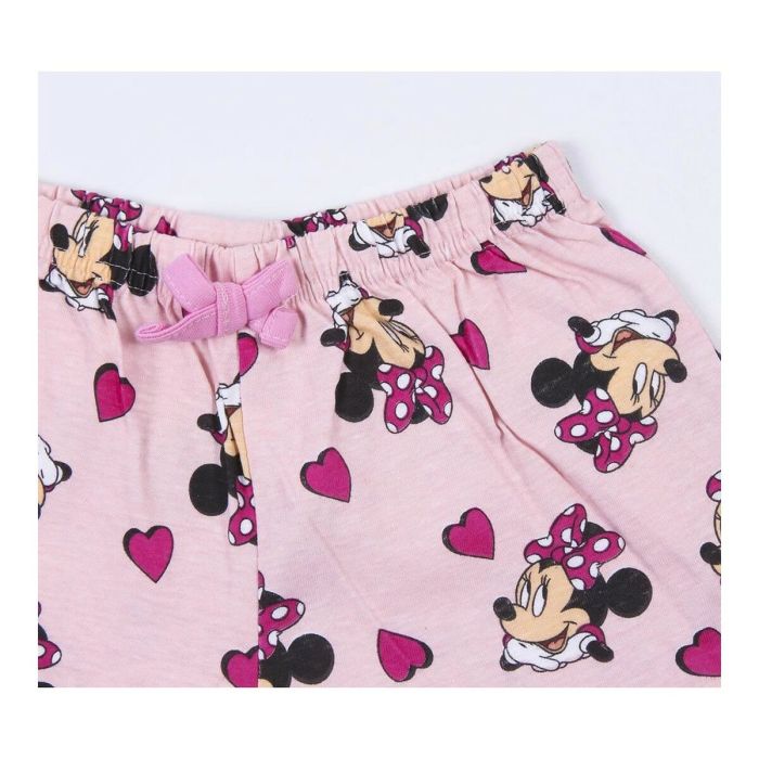 Pijama de Verano Minnie Mouse Rosa 4