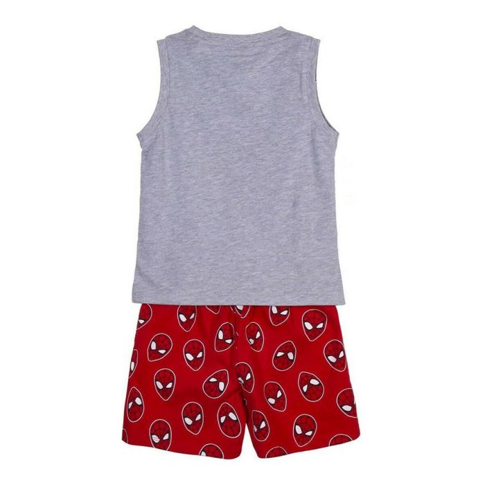 Pijama de Verano Spider-Man Gris 3