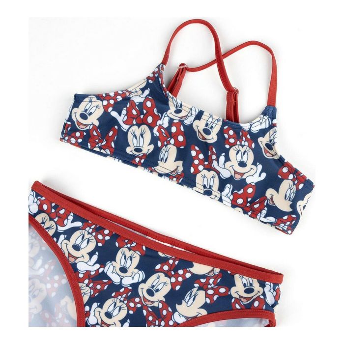 Bikini-Braga Para Niñas Minnie Mouse Rojo 1