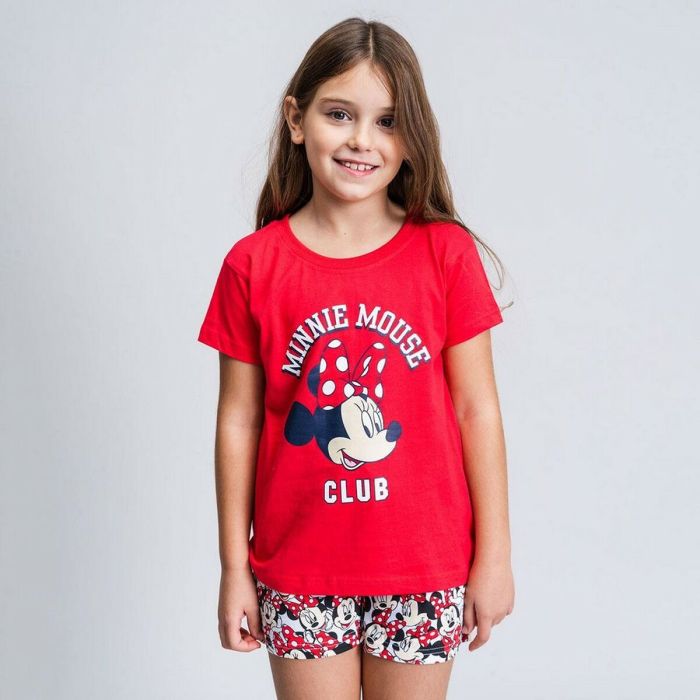 Pijama de Verano Minnie Mouse Rojo 3