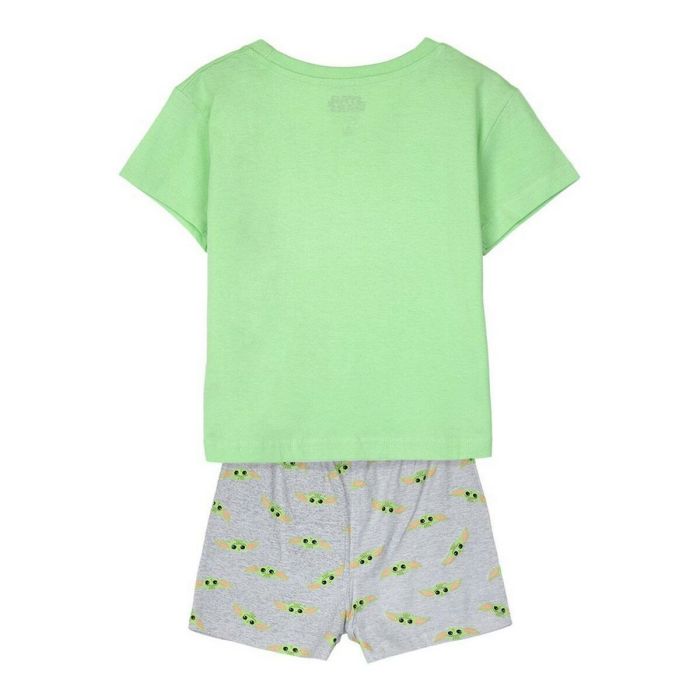 Pijama de Verano The Mandalorian Verde Verde Claro Infantil 3