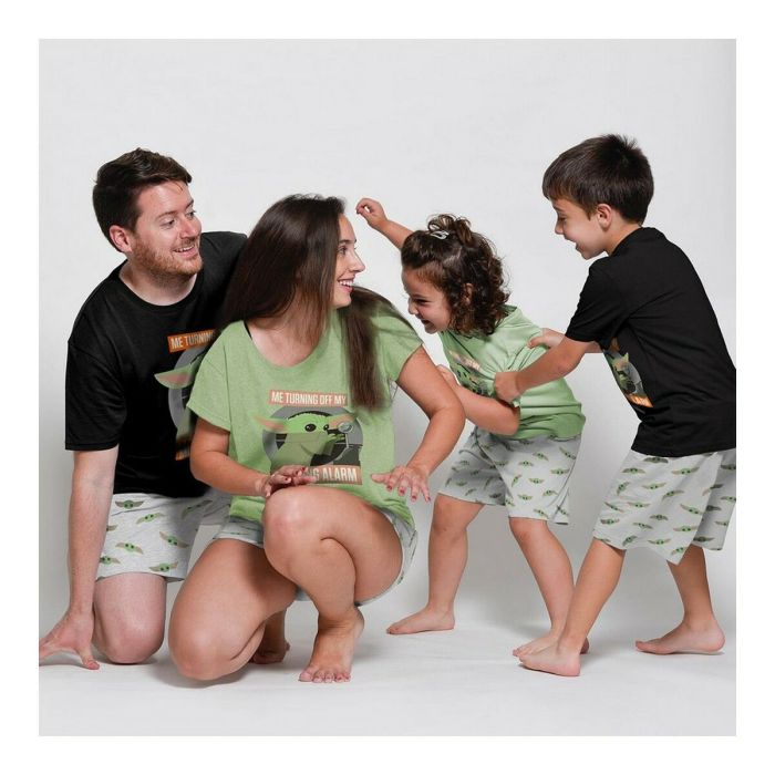 Pijama de Verano The Mandalorian Verde Verde Claro Infantil 1