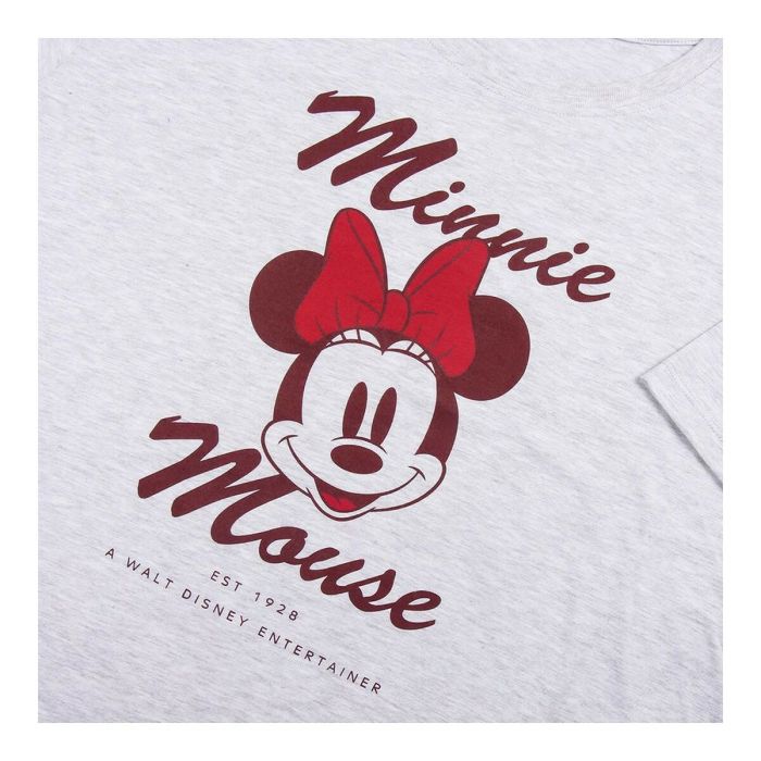 Pijama Minnie Mouse Gris Mujer 2