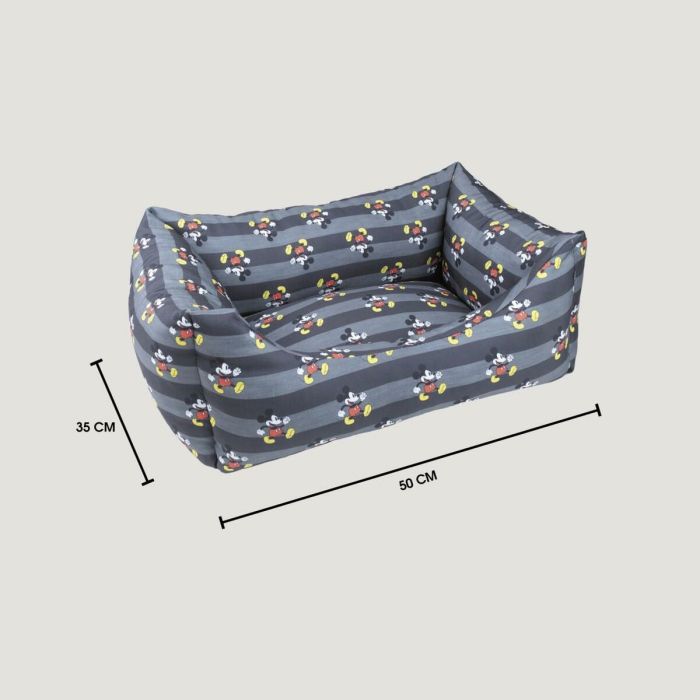 Cama para Perro Mickey Mouse Negro (50 x 35 x 15 cm) 5 Cama para Perro Mickey Mouse Negro (50 x 35 x 15 cm) 5