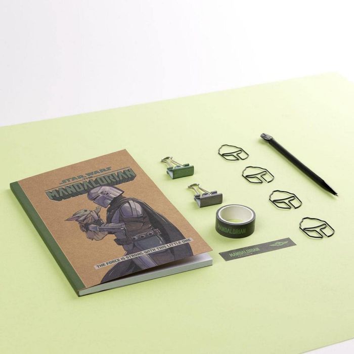 Set de Papelería The Mandalorian 10 Piezas Verde 3