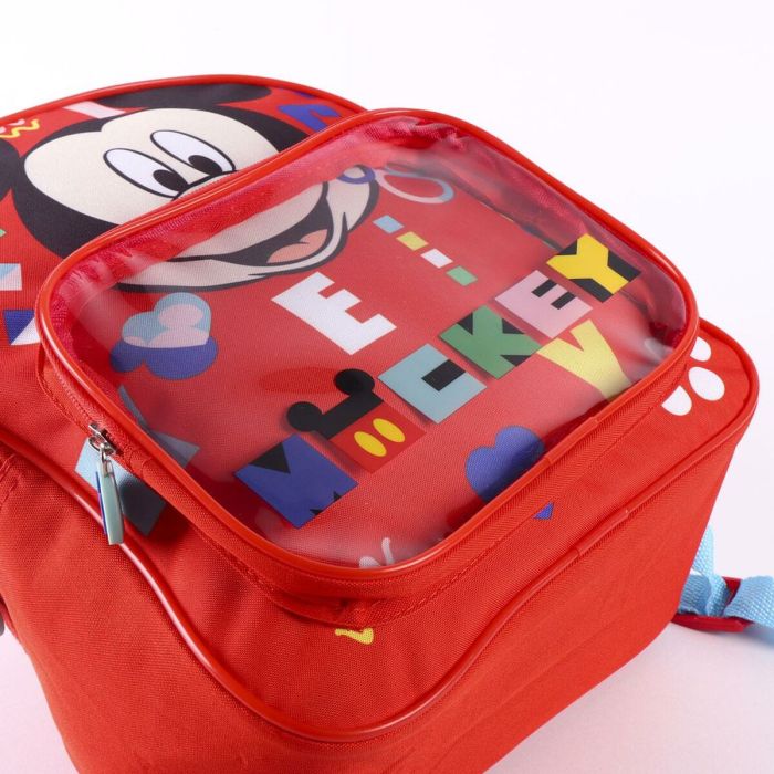 Mochila Escolar Mickey Mouse Rojo (25 x 30 x 12 cm) 3
