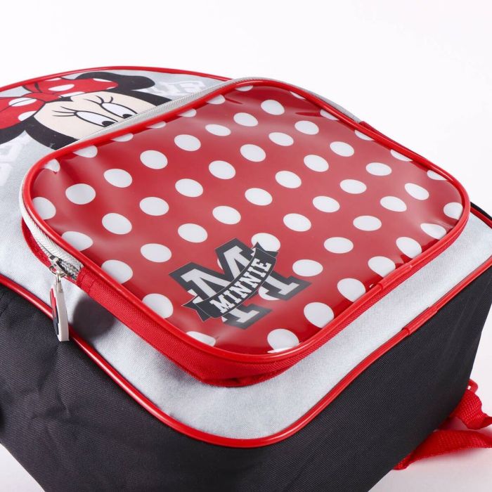 Mochila Escolar Minnie Mouse Rojo (25 x 30 x 12 cm) 3