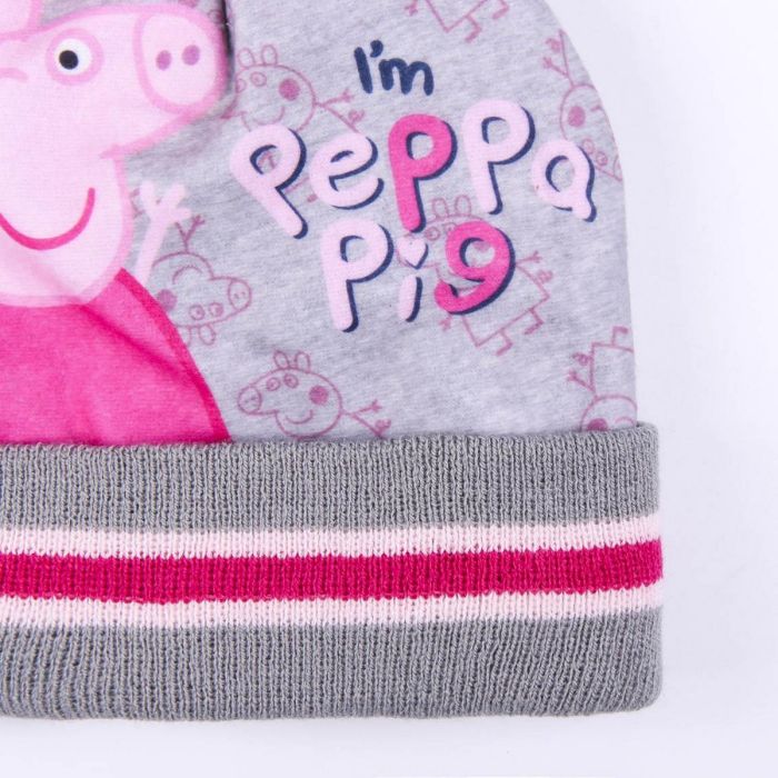 Gorro y Guantes Peppa Pig Gris (Talla única) 4 Gorro y Guantes Peppa Pig Gris (Talla única) 4