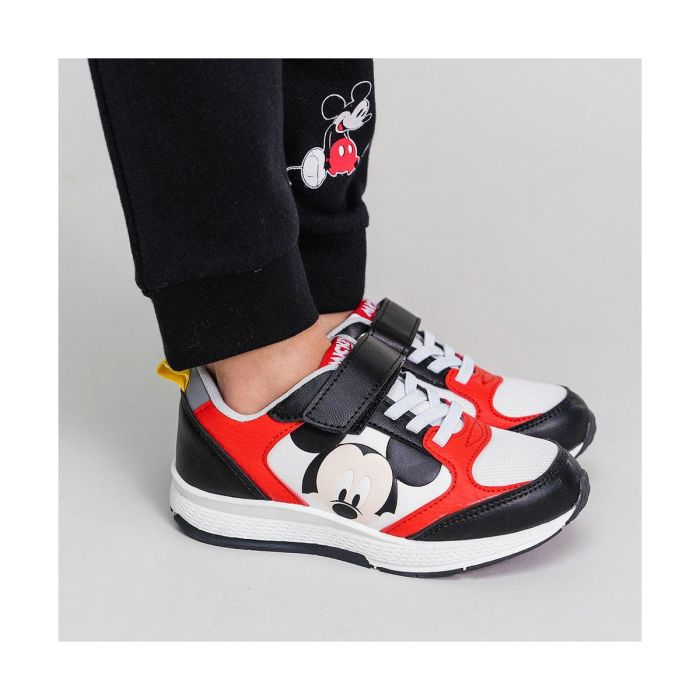 Zapatillas Deportivas Infantiles Mickey Mouse Negro Rojo 1