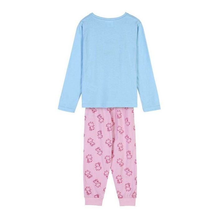 Pijama Infantil Peppa Pig Azul claro 4