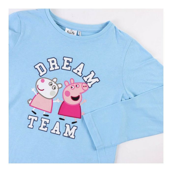 Pijama Infantil Peppa Pig Azul claro 3