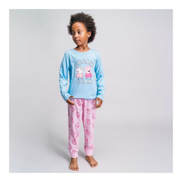 Pijama Infantil Peppa Pig Azul claro 2