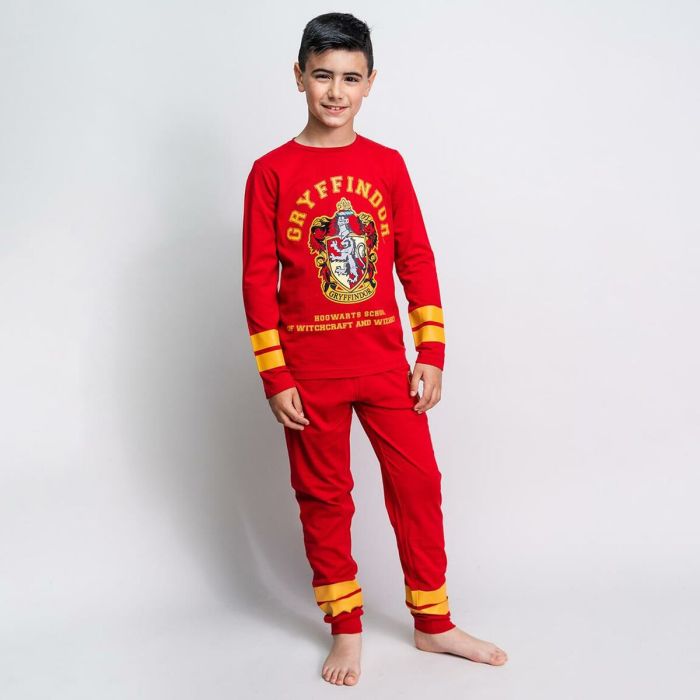 Pijama Infantil Harry Potter Rojo 6
