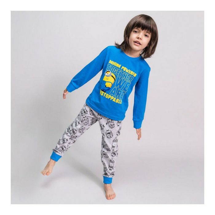 Pijama Infantil Minions Azul 4