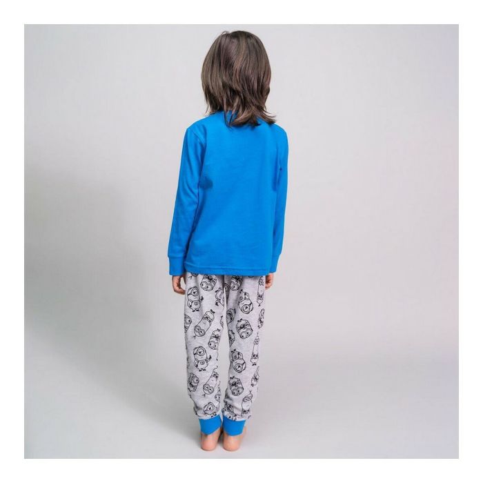 Pijama Infantil Minions Azul 2