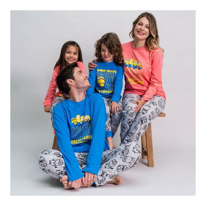 Pijama Infantil Minions Azul 1