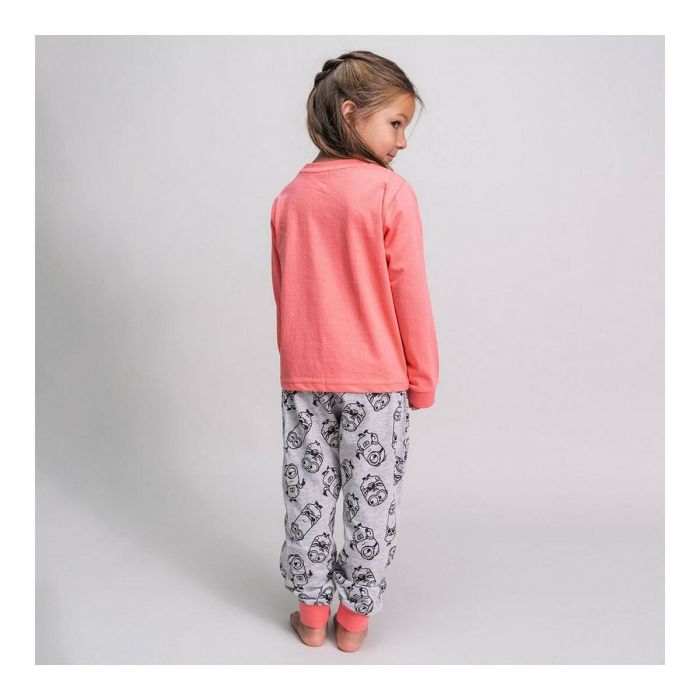 Pijama Infantil Minions Rosa 2
