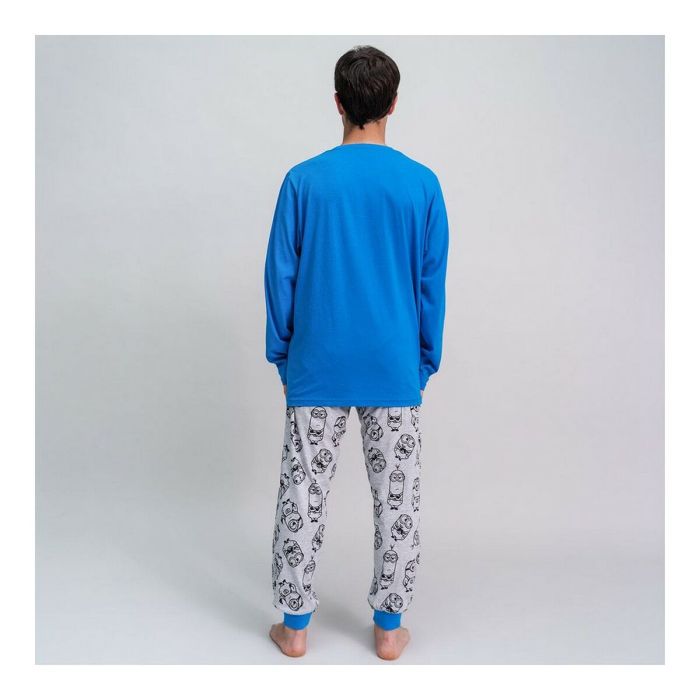 Pijama Minions Hombre Azul (Adultos) 6
