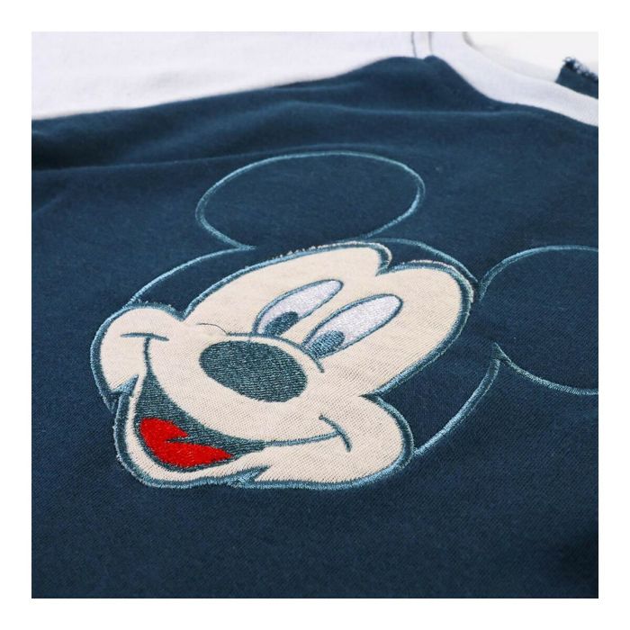 Pelele de Manga Larga para Bebé Mickey Mouse Azul 3