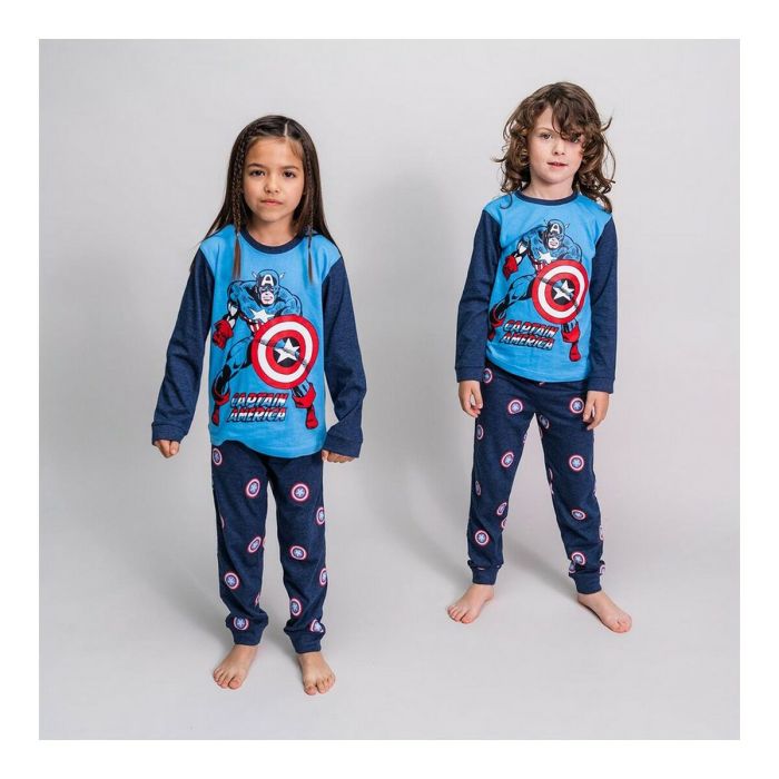 Pijama Infantil Marvel Azul 3