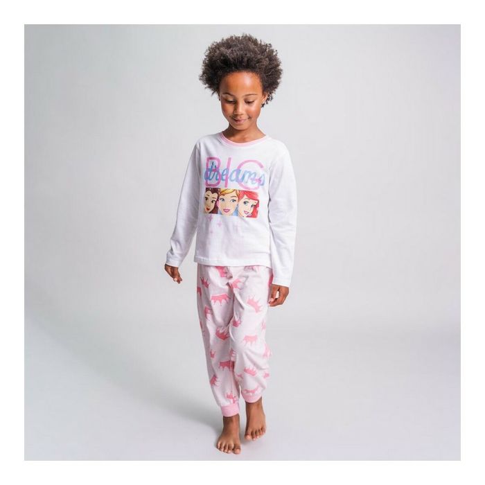 Pijama Infantil Princesses Disney Blanco 3