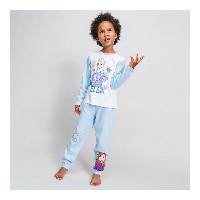 Pijama Infantil Frozen Gris 5