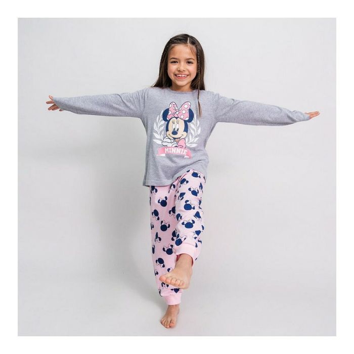 Pijama Infantil Minnie Mouse Gris 3