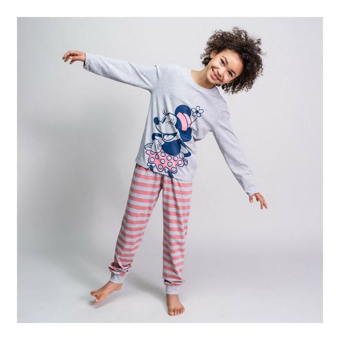 Pijama Infantil Minnie Mouse Gris 4