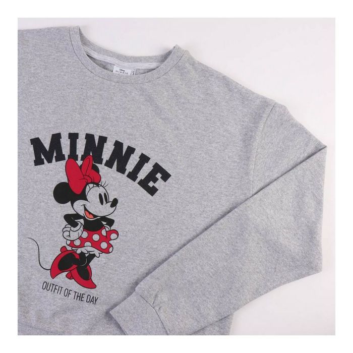 Pijama Minnie Mouse Mujer Gris 4