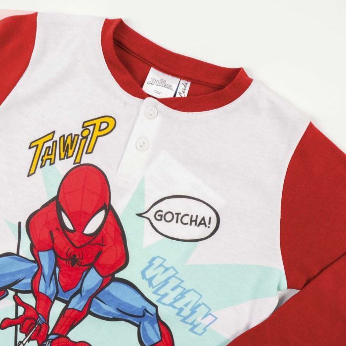 Pijama Infantil Spiderman Rojo 1