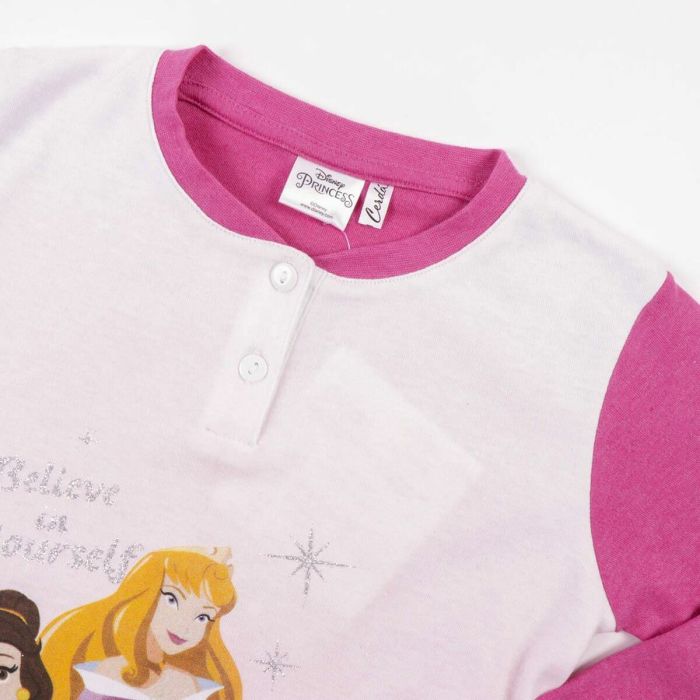 Pijama Infantil Princesses Disney Rosa 1