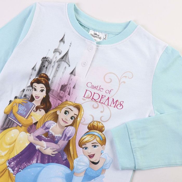 Pijama Infantil Princesses Disney Turquesa 2