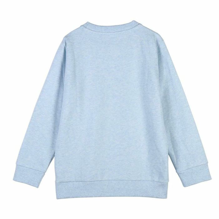 Sudadera sin Capucha Unisex Stitch Azul claro 4