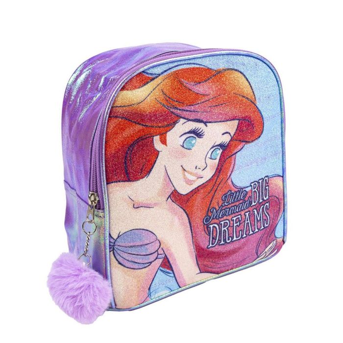 Mochila Infantil Tiempo Libre Brillante Princess La Sirenita Lila Mochila Infantil Tiempo Libre Brillante Princess La Sirenita Lila
