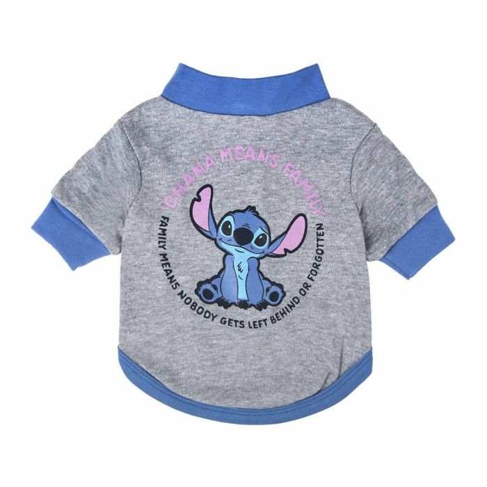 Pijama para Perro Stitch Gris Azul 1
