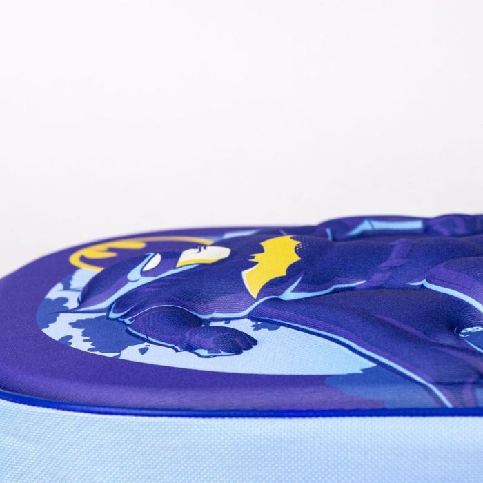 Mochila Escolar 3D Batman Azul 25 x 31 x 10 cm 1