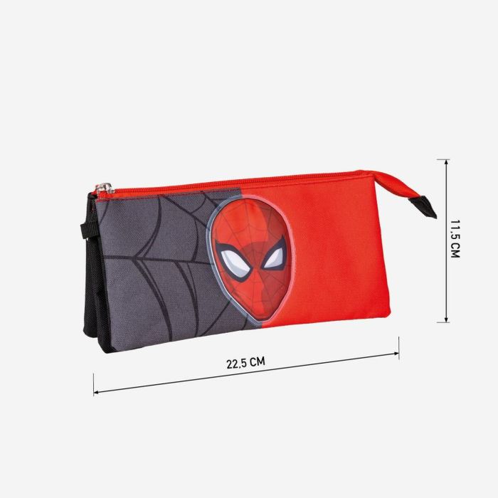 Portatodo Triple Spider-Man Rojo 3